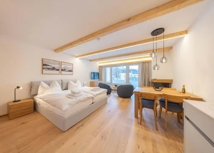 New Exclusive With Efireplace, Pool & Sauna Apartamento São Moritz